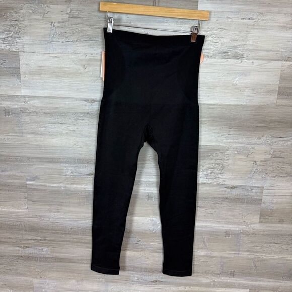 Shapermint Women's Black High-Waisted Leggings - Picture 3 of 5